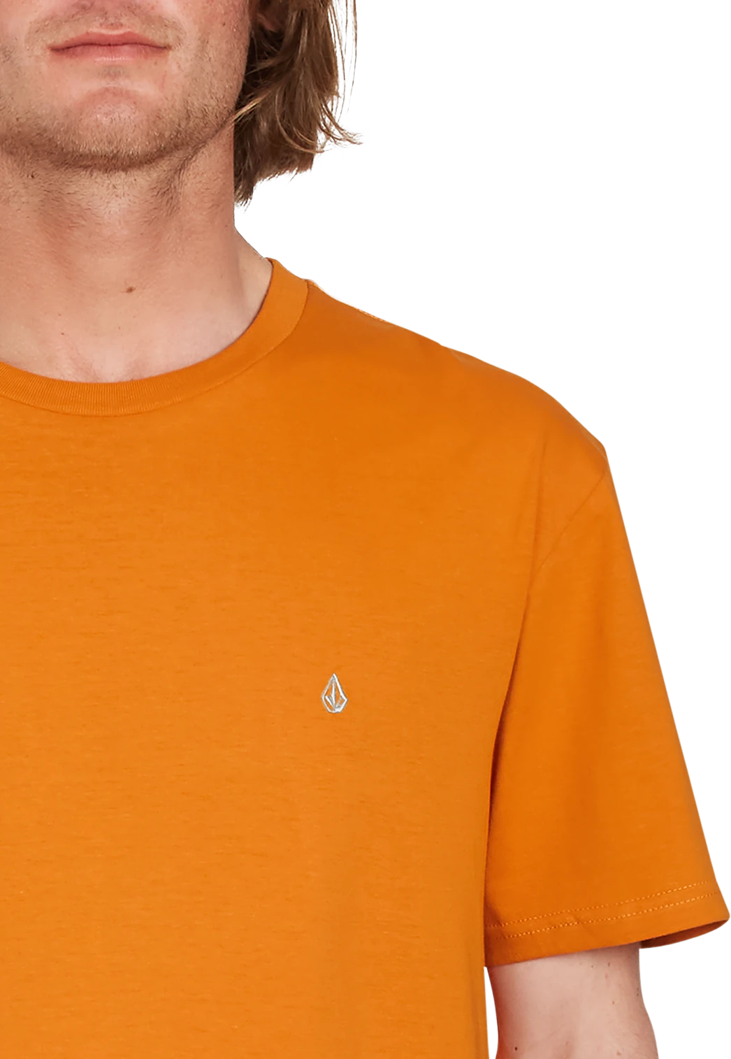 Volcom Stone Blanks camiseta manga corta hombre detail 2 | Saffron