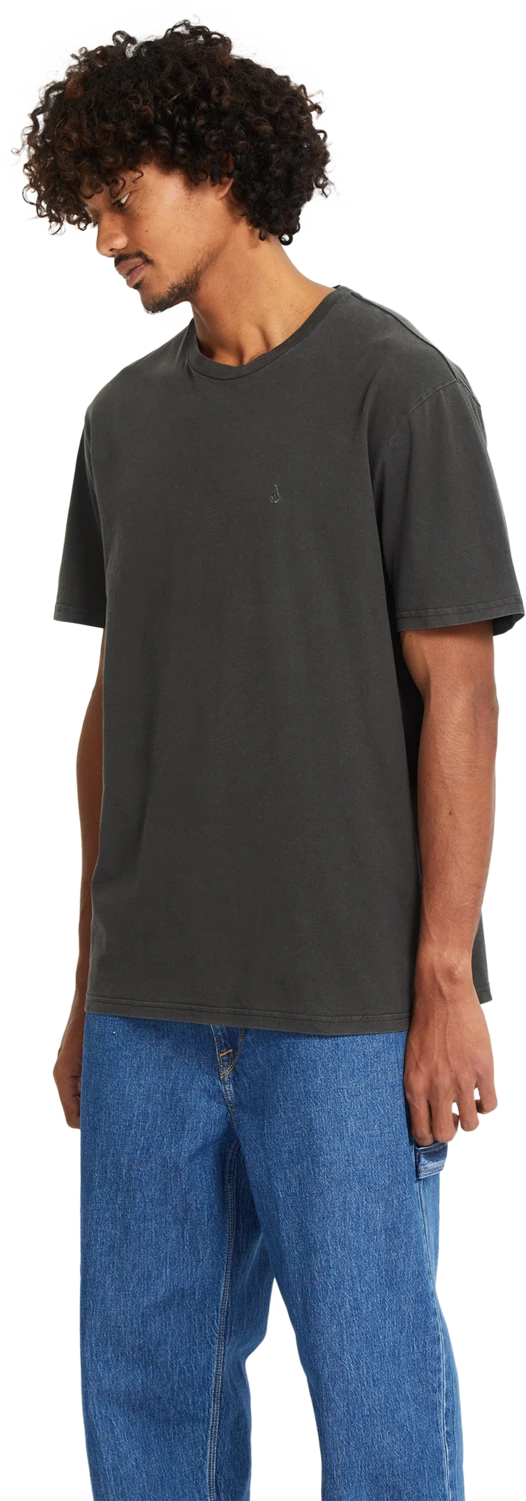 Volcom Solid Stone Emb camiseta manga corta hombre detail 2 | Black