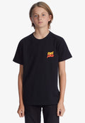 DC Shoes Burner Schwarzes Kinder-T-Shirt