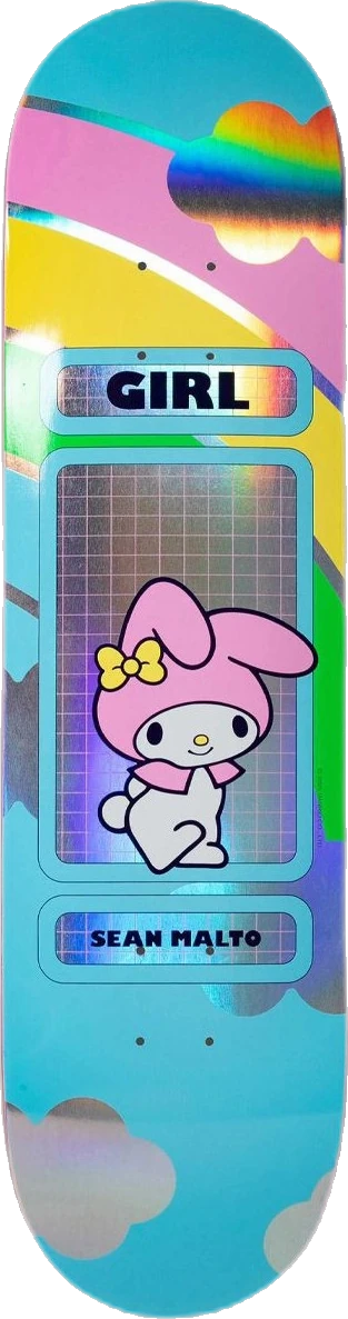 Girl Girl x Malto Hello Kitty & Friends Rainbow Blind Bag Deck 8.25" tablas de monopatín detail 2 | Rainbow Blind Bag