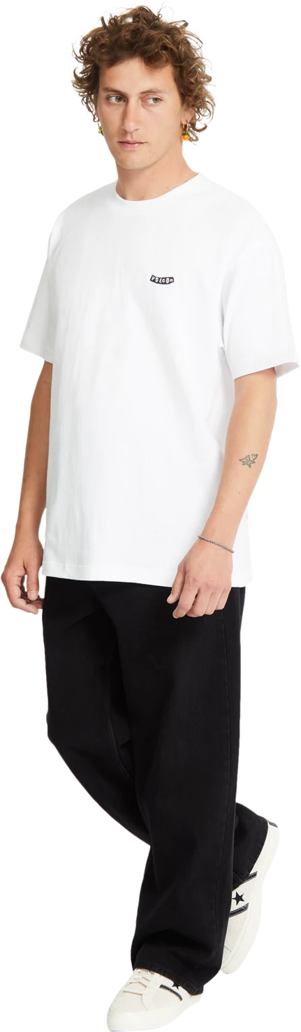 Volcom Pistol Stone camiseta manga corta hombre detail 6 | White