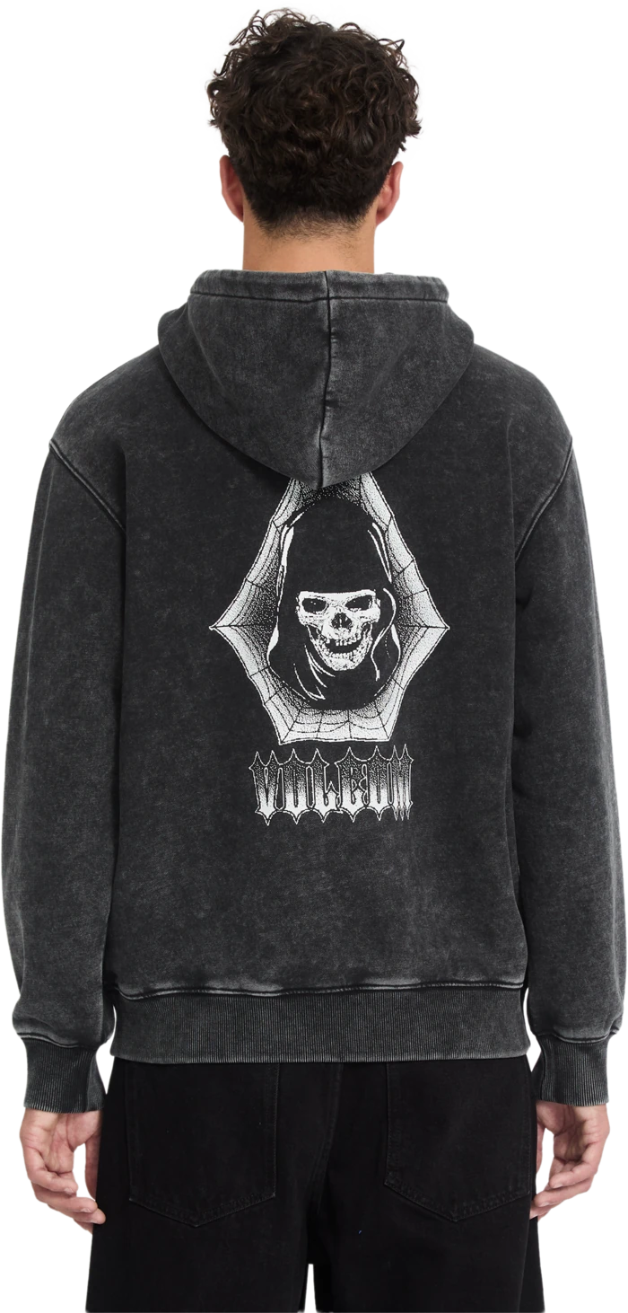 Volcom NODER PO sudadera con capucha hombre detail 1 | Light Acid Black