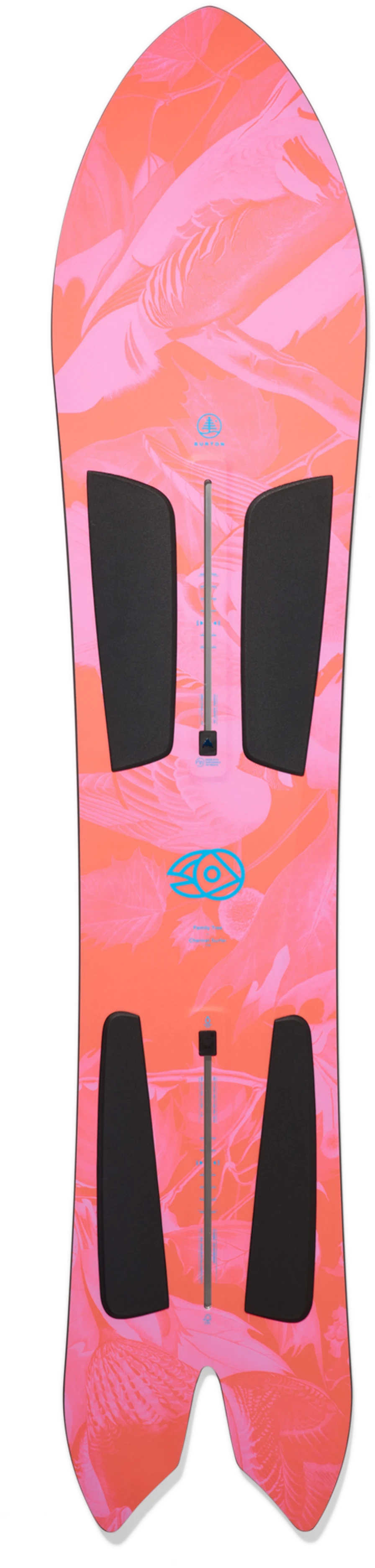 Burton Burton Family Tree 3D Channel Surfer Flat Top Snowboard tablas de snowboard detail 6 | Graphic