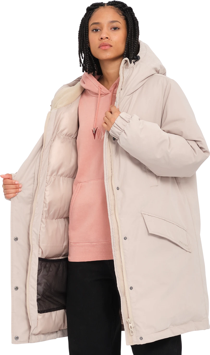 Volcom SLEEPI PUFF UP PARKA chaquetas y abrigos mujer detail 6 | Light Khaki