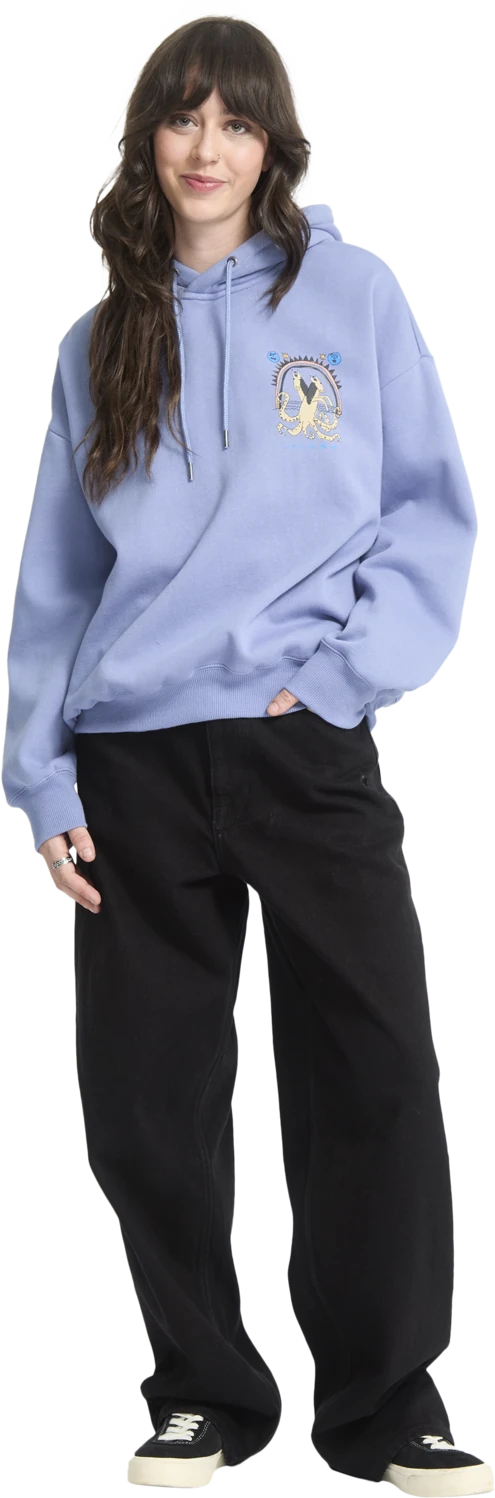 Volcom Moove On sudadera con capucha mujer detail 6 | Carolina Blue