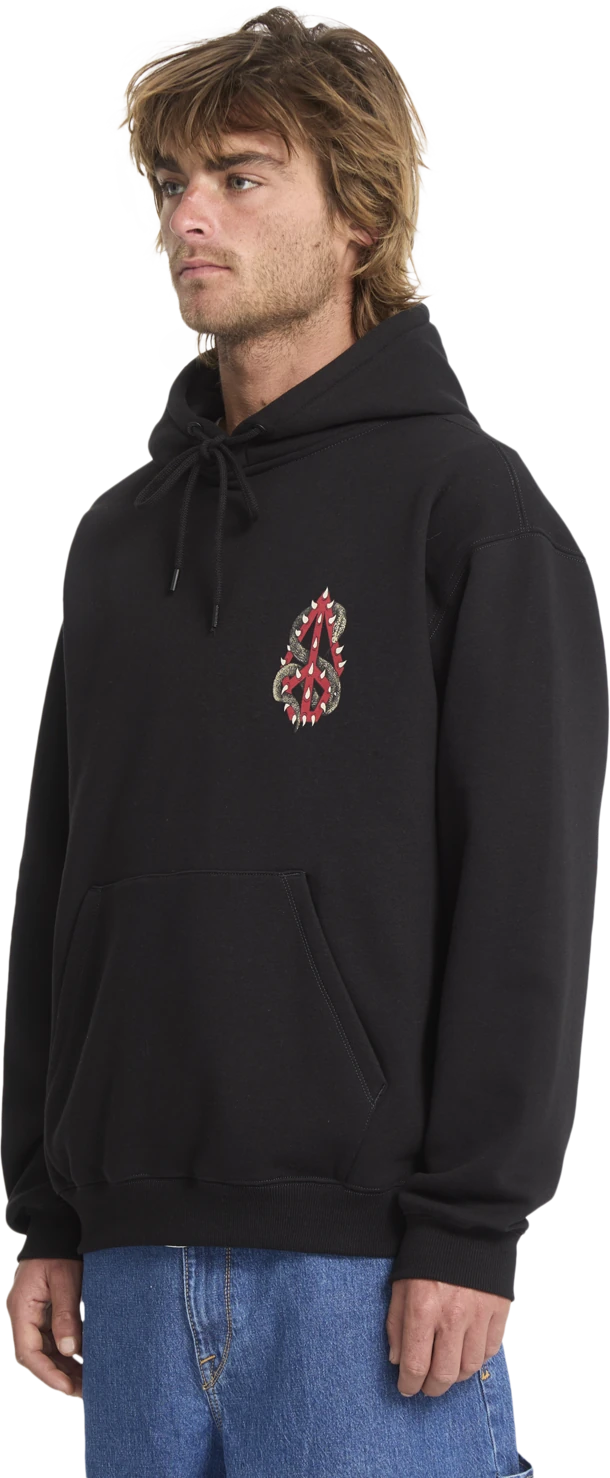 Volcom Watanite sudadera con capucha hombre detail 6 | Black