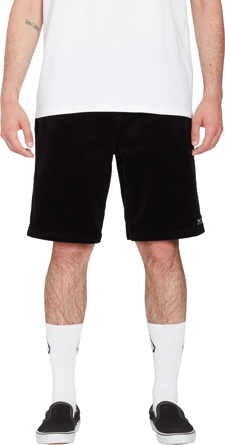 Volcom Outer Spaced Short 21 elastic waist short hombre | Black Combo