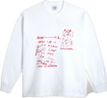 Polar Skate Co. Polar Skate Co. LS Tee | On Repeat - White camiseta manga larga hombre | White