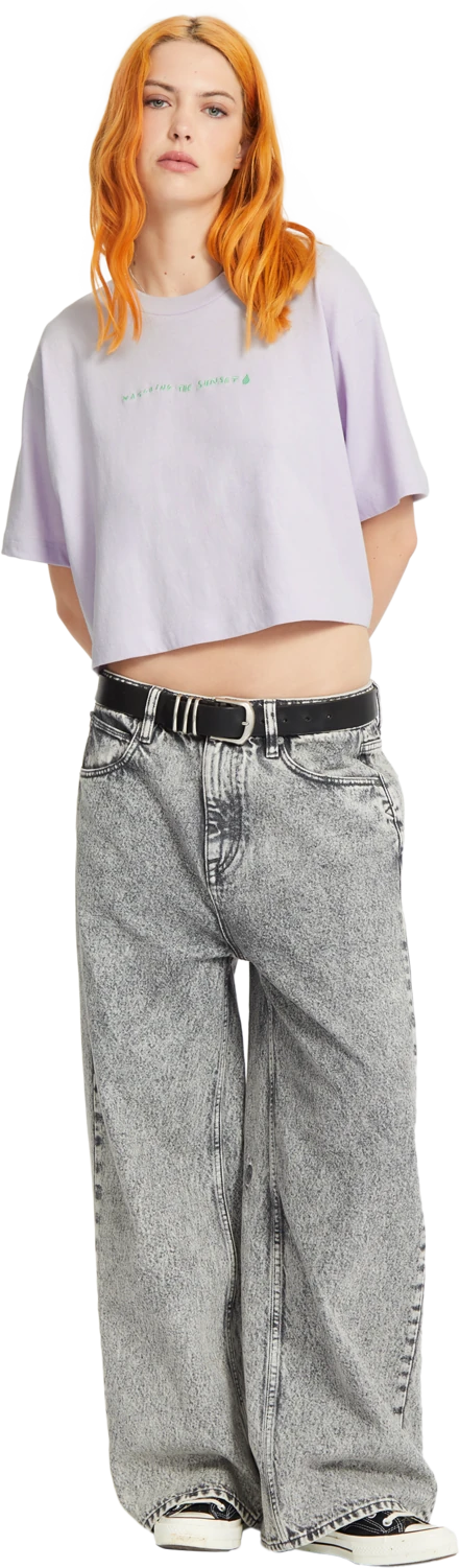 Volcom Drumstone T-shirt camiseta manga corta mujer detail 5 | Dusty Lavender