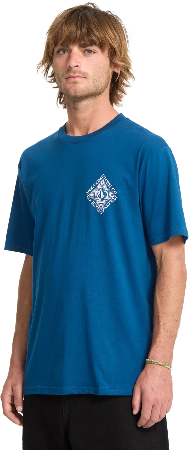 Volcom Obtical camiseta manga corta hombre detail 5 | Cosmic Blue