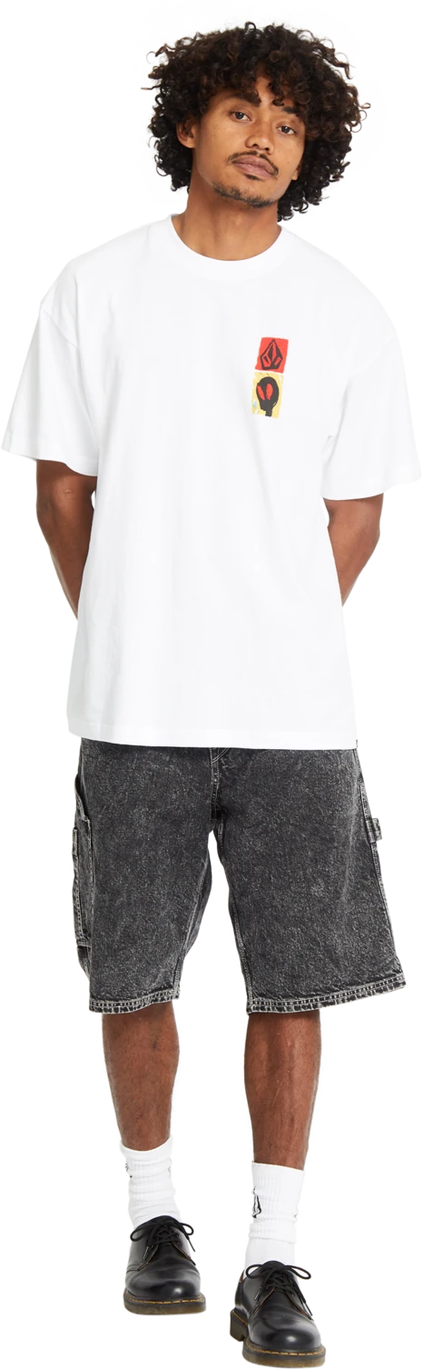 Volcom Gonyvaders Lse camiseta manga corta hombre detail 8 | WHITE