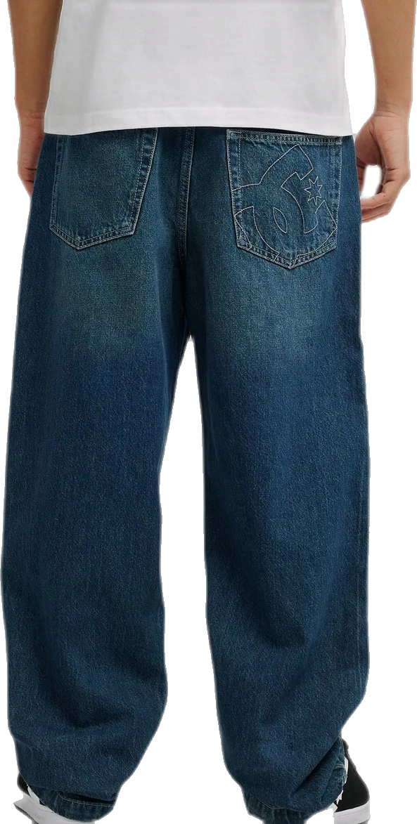 DC Shoes Worker Baggy Denim Double That pantalón tejano hombre detail 1 | Azul Oscuro