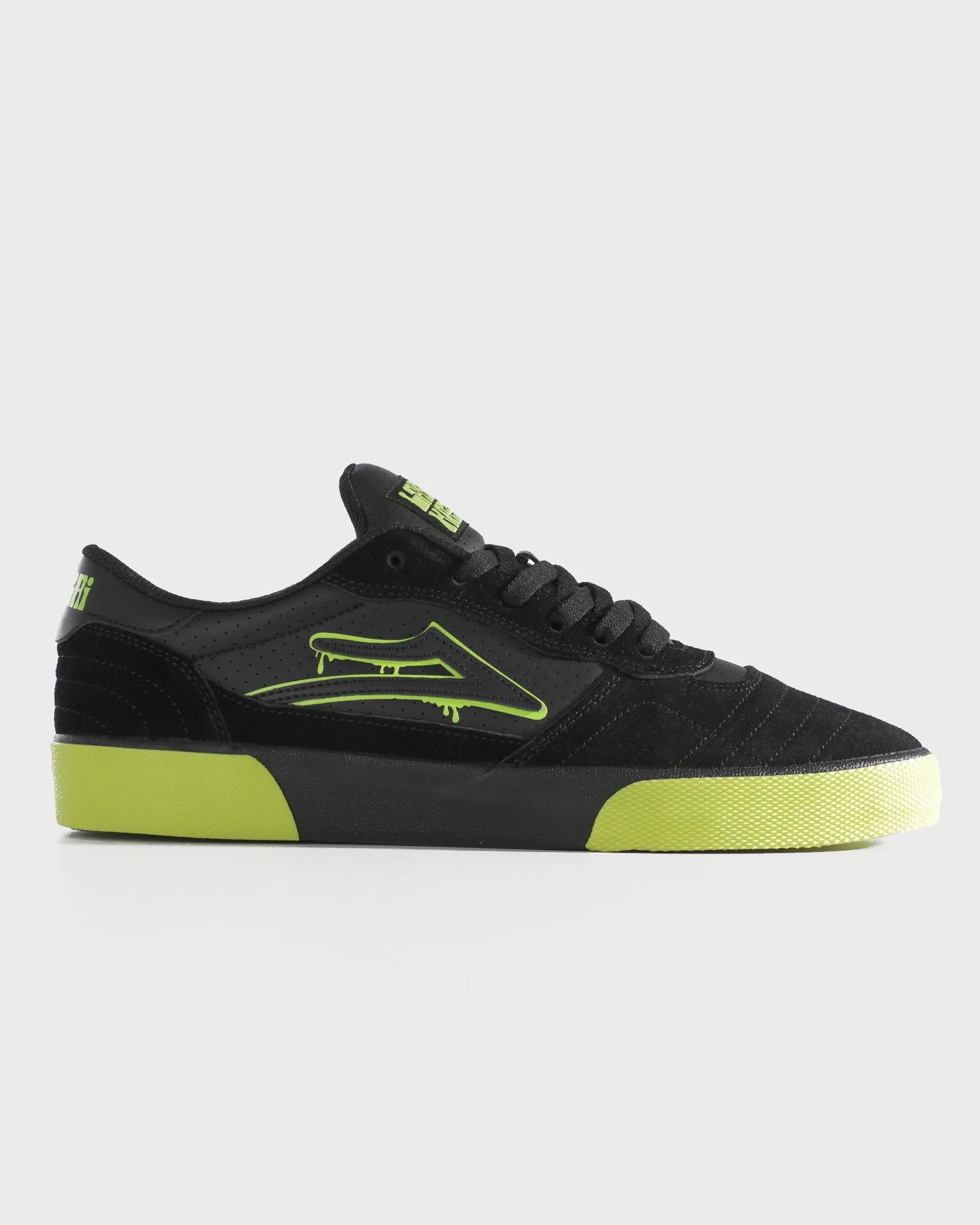 Lakai Men's Cambridge calzado hombre | ACID LIME BLACK CRYSTAL