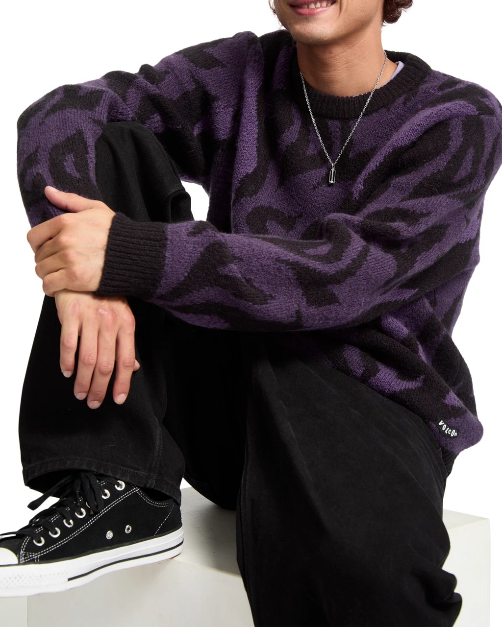 Volcom Anarchietour jersey hombre detail 6 | Black