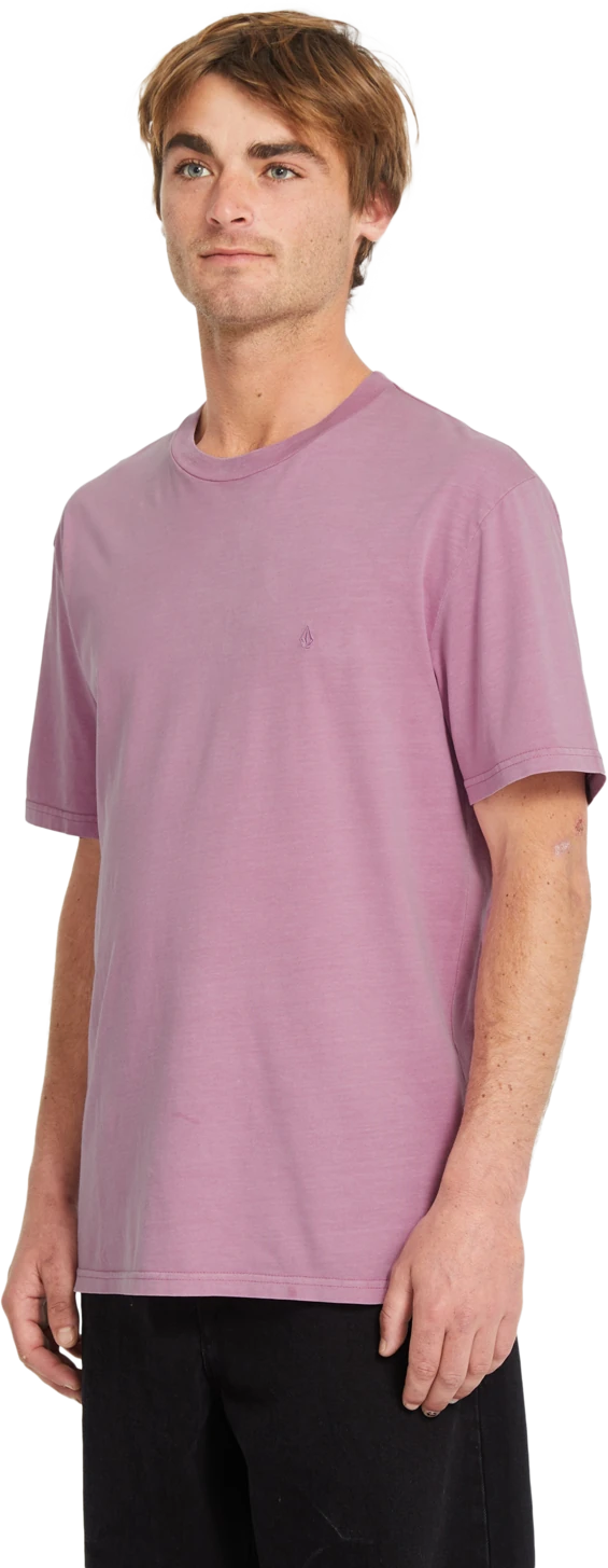 Volcom Solid Stone Emb camiseta manga corta hombre detail 5 | Steel Purple