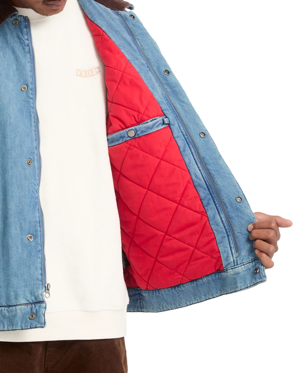 Volcom Stonewish Jacket heavy jacket hombre detail 3 | Denim