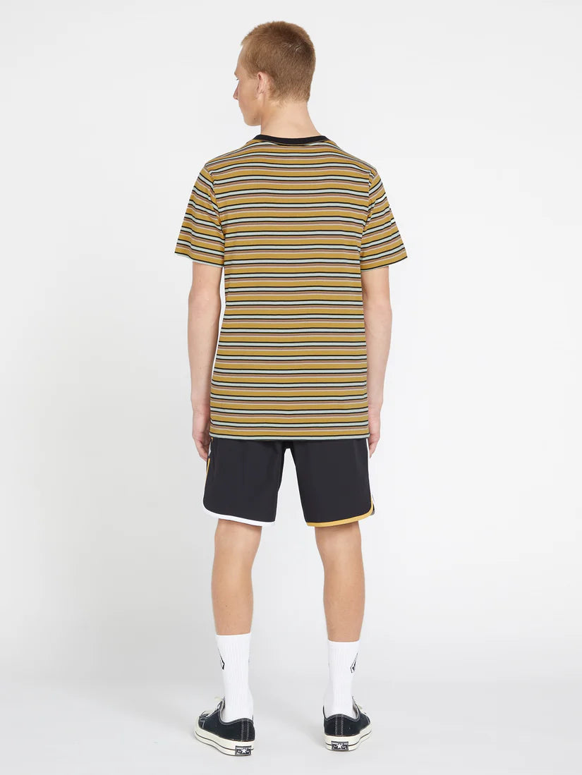 Camiseta Volcom Bright N Early Crew - Mustard | surfdevils.com