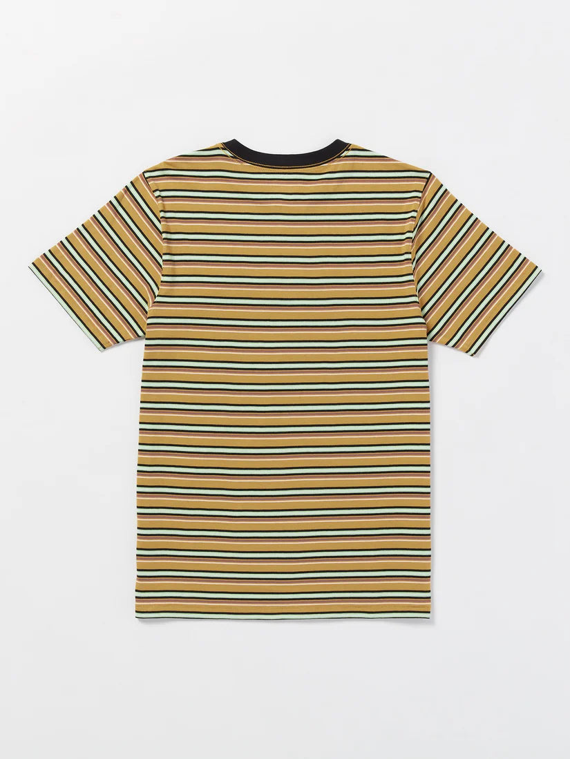 Volcom Bright N Early Crew T-Shirt - Mustard