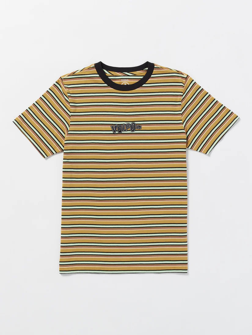 Camiseta Volcom Bright N Early Crew - Mustard