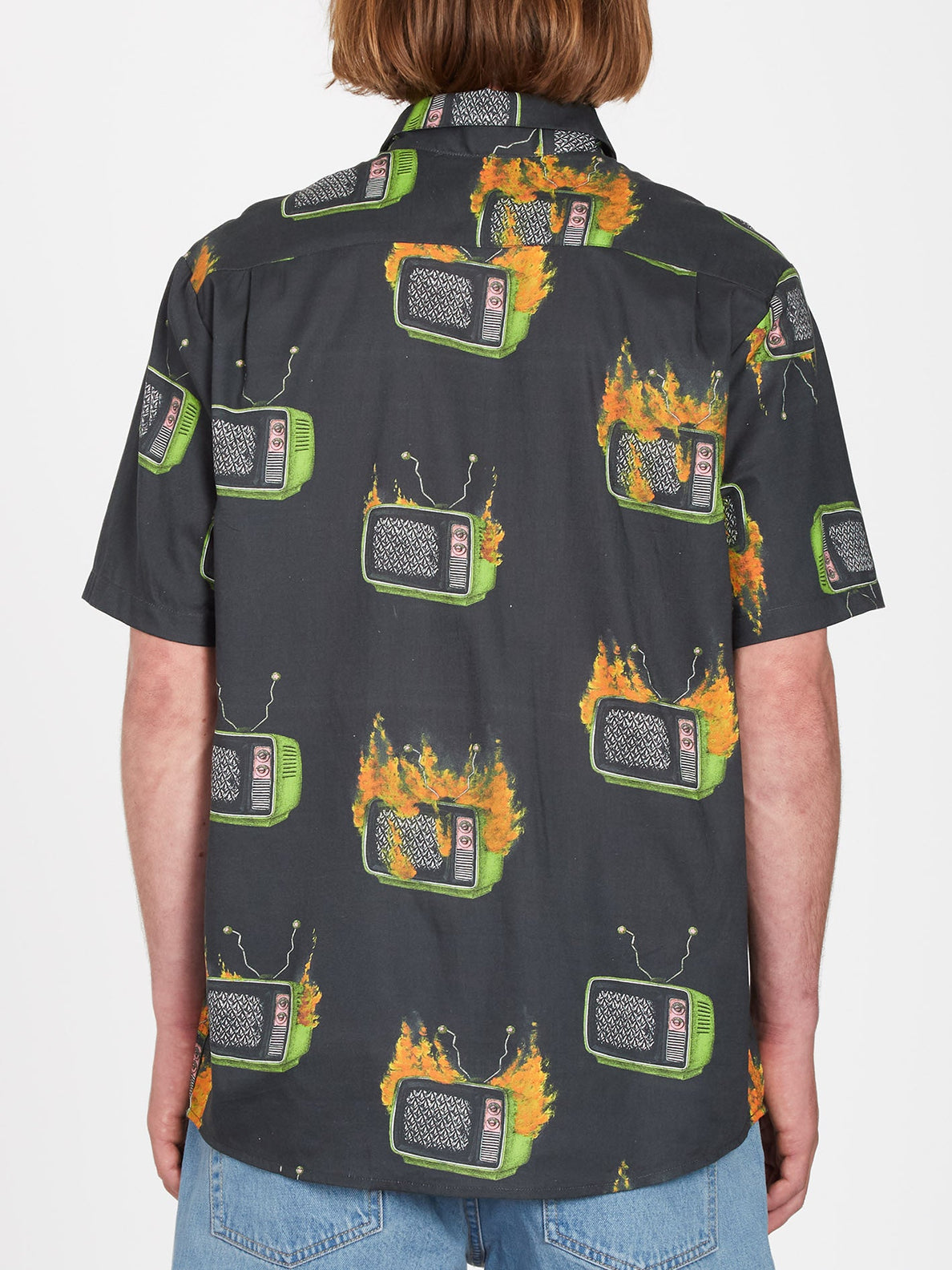 Camisa Volcom Justin Hager Woven Black