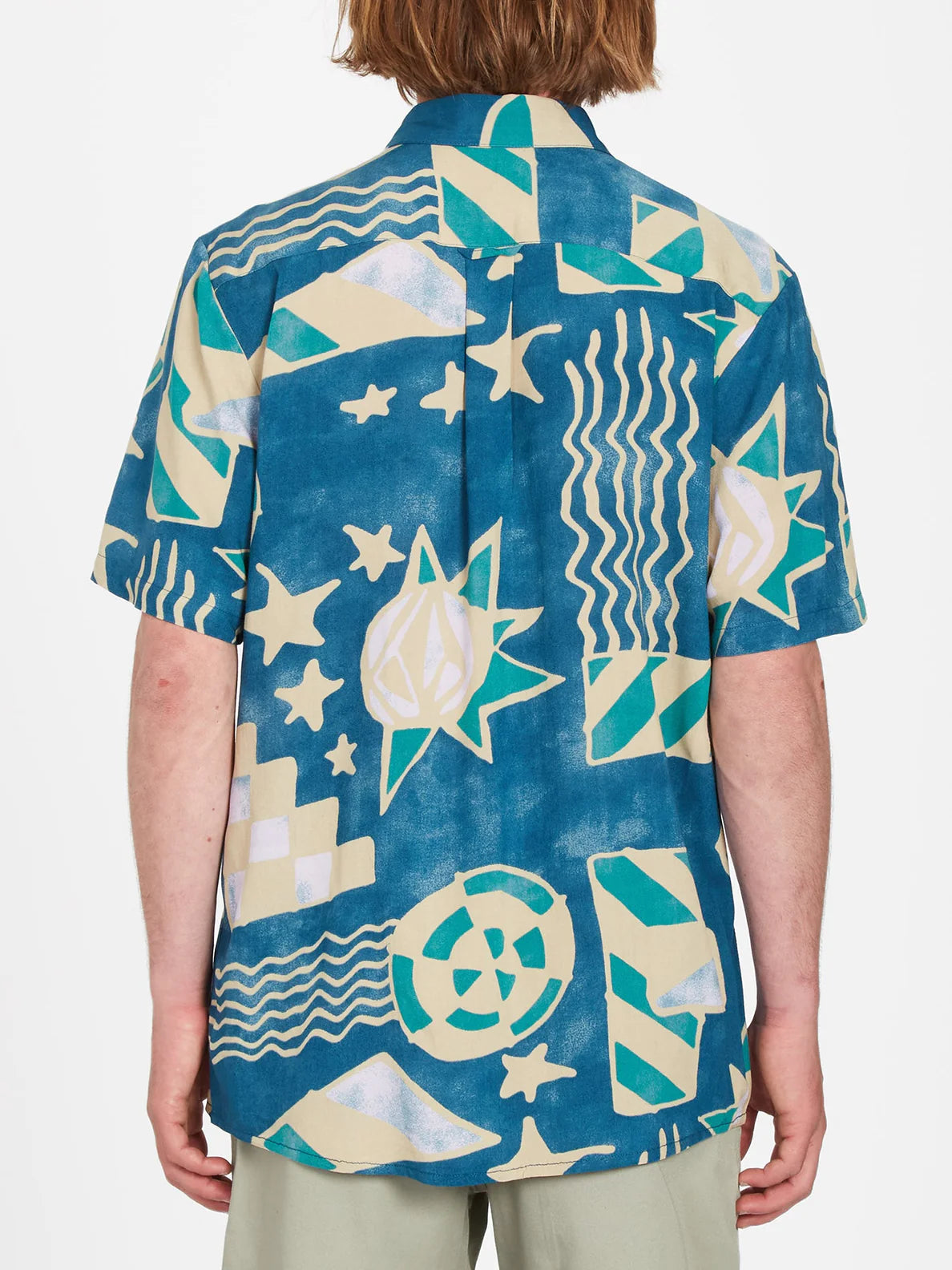 Volcom Hand Geo Shirt – Aged Indigo