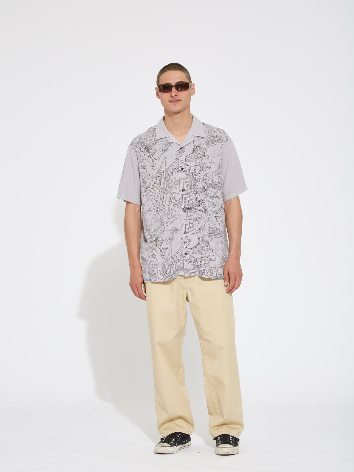Volcom Ed Merlin Murray-Druckhemd