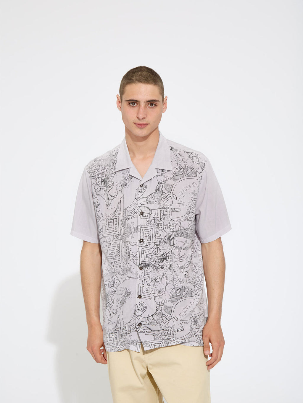 Volcom Ed Merlin Murray-Druckhemd