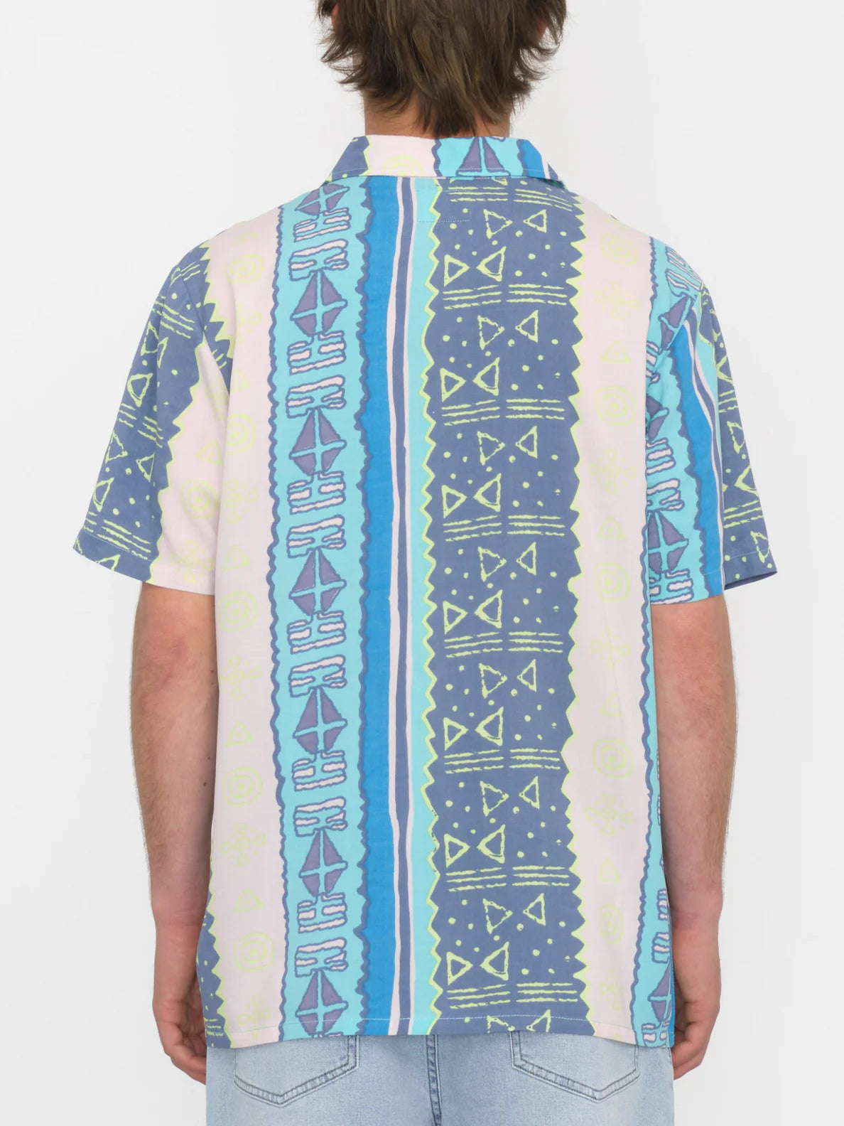 Chemise à manches courtes Bold Moves - Bleu Crète | Boutique Volcom | Chemises pour hommes | Chemises à manches courtes | Collection_Zalando | Nouveaux produits | Produits les plus récents | Produits les plus vendus | surfdevils.com