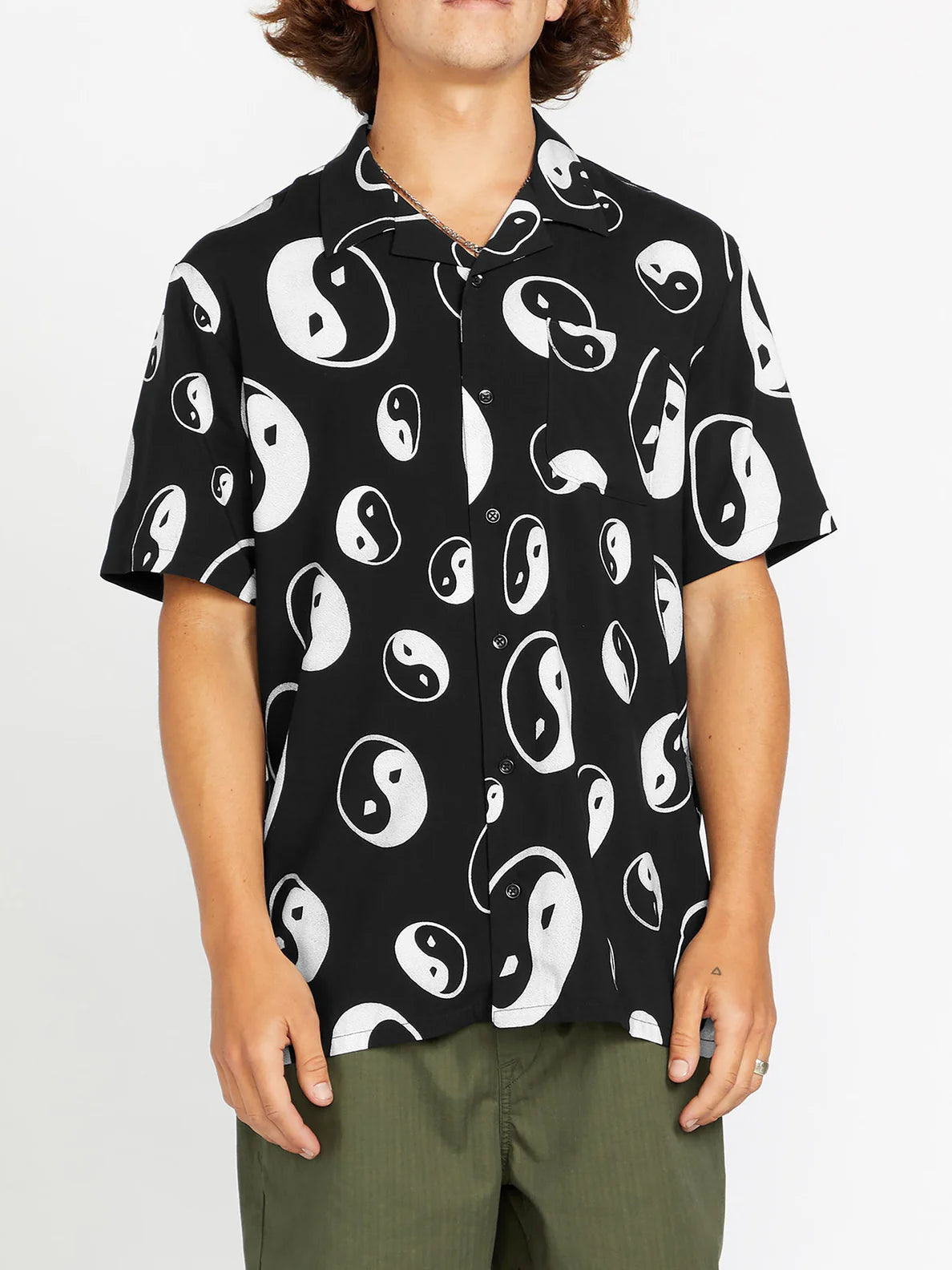 Chemise Volcom Purestone - Noir | Boutique Volcom | Chemises pour hommes | Chemises à manches courtes | Collection_Zalando | Nouveaux produits | Produits les plus récents | Produits les plus vendus | surfdevils.com