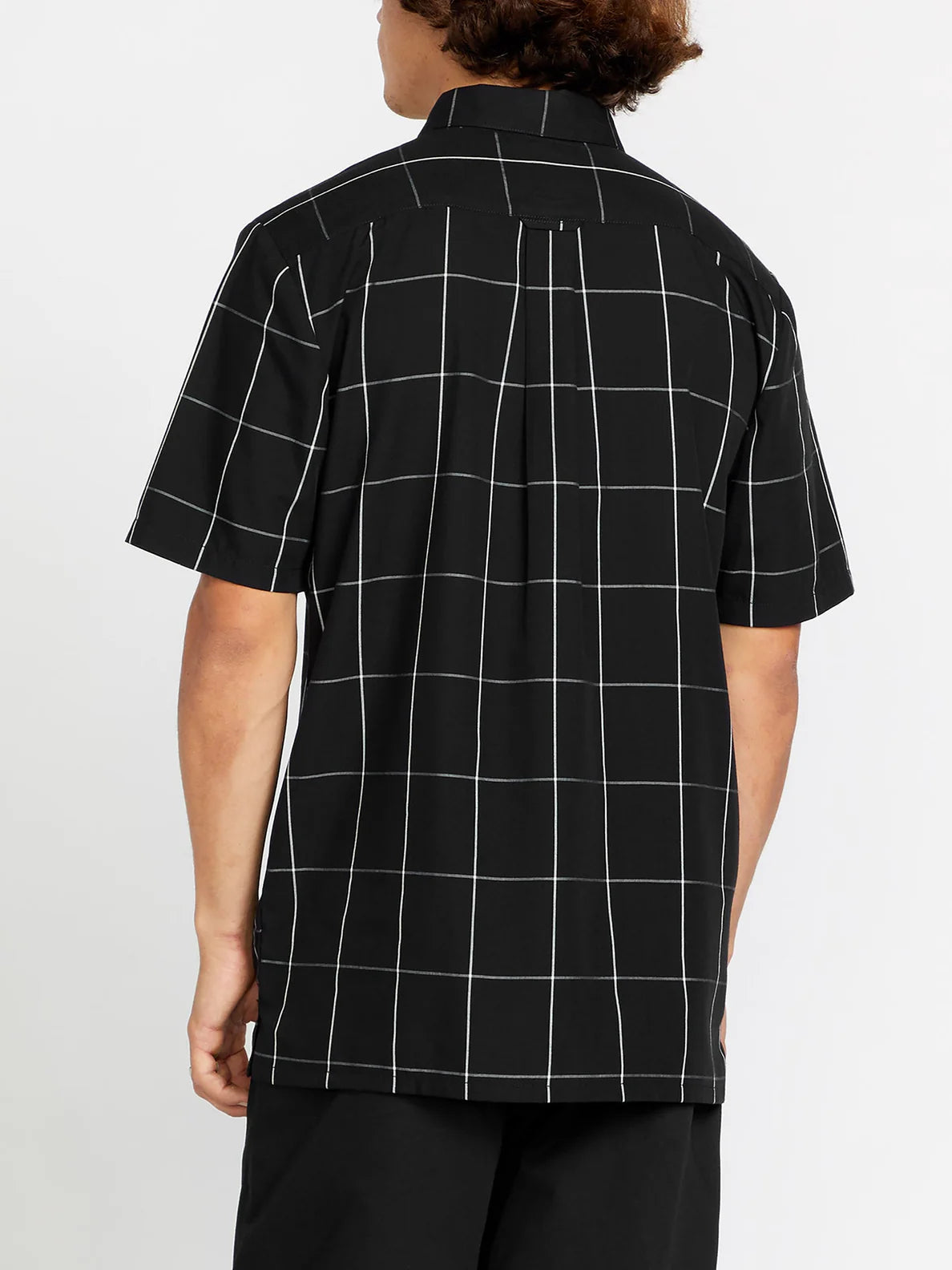 Schroff X Volcom Plaid Shirt - Black | Collection_Zalando | Men's shirts | Short sleeve shirts | Volcom Shop | surfdevils.com