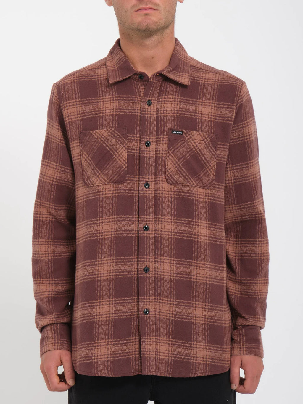 Volcom Tone Stone Langarmshirt - Bimsstein