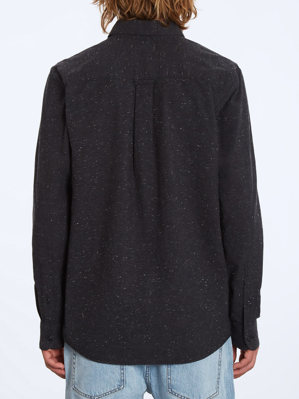 Volcom Date Knight Ls Schwarzes Hemd