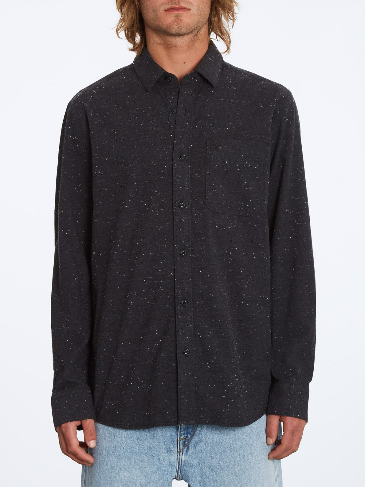 Volcom Date Knight Ls Black Shirt | SHIRTS WE LIKE | surfdevils.com