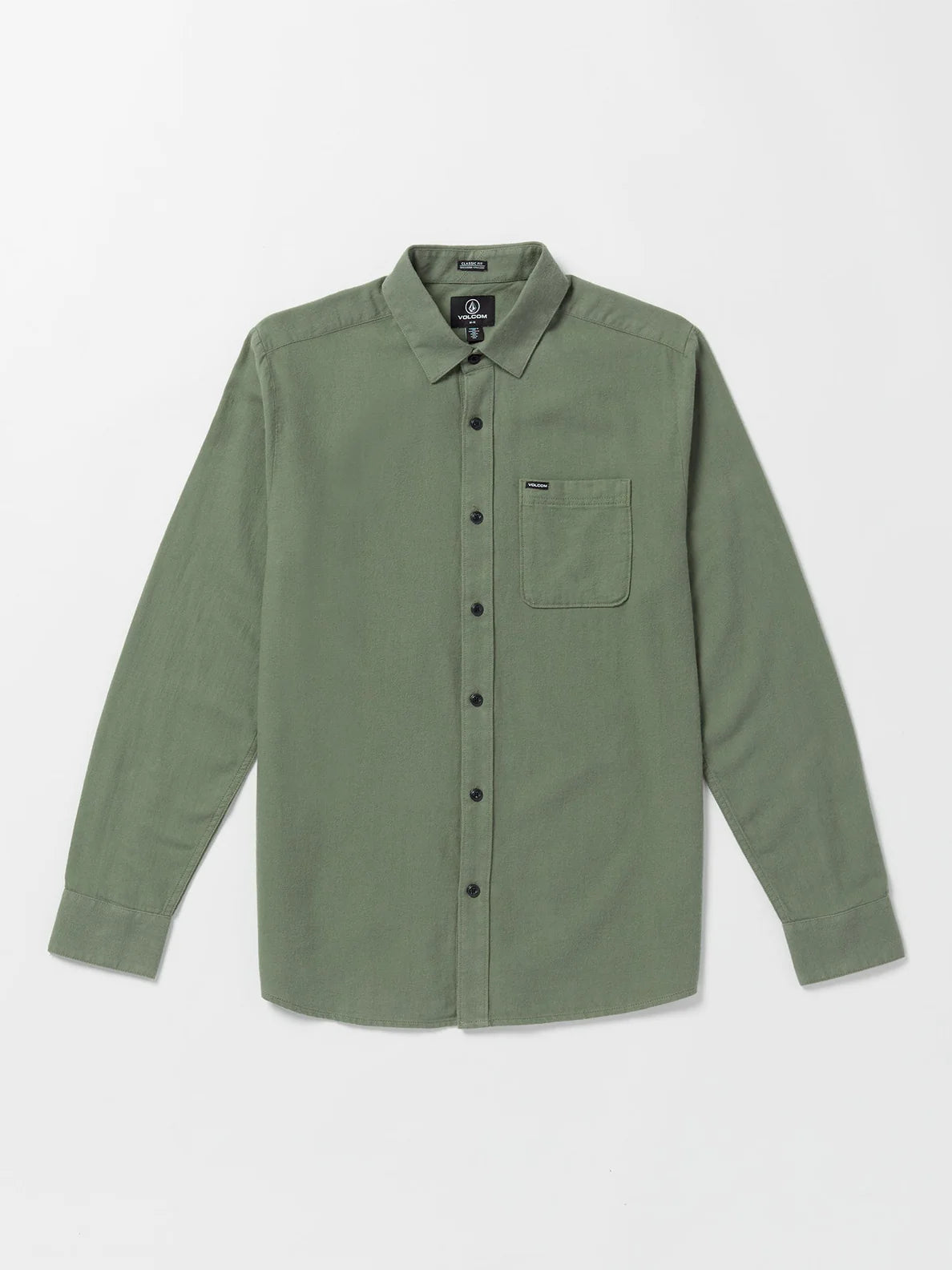 Chemise à manches longues Volcom Caden Solid - Agave