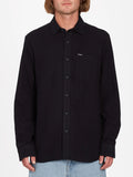 Camisa Manga larga Volcom Caden Solid - Black