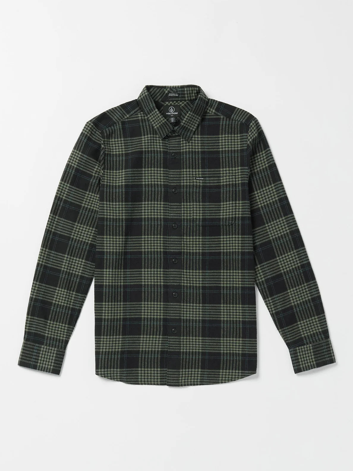Volcom Caden Plaid Shirt - Black