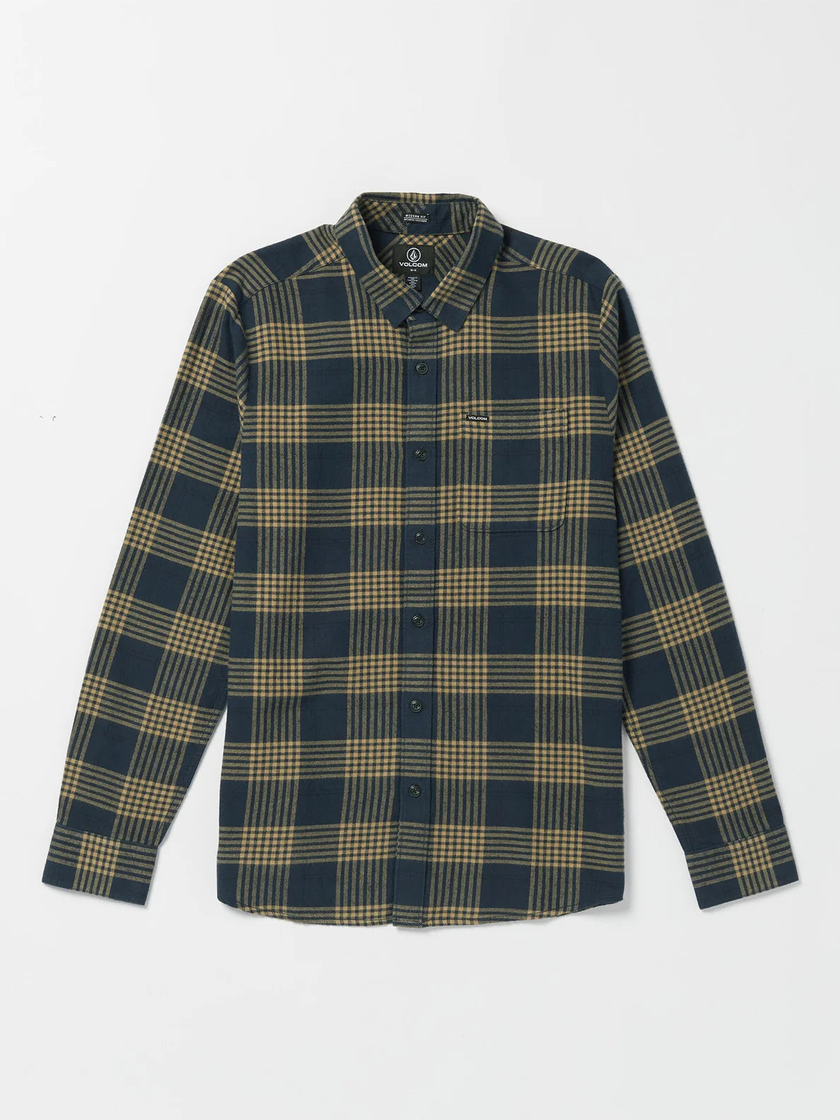 Volcom Caden Plaid Shirt - Navy