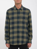 Camisa Volcom Caden Plaid - Navy