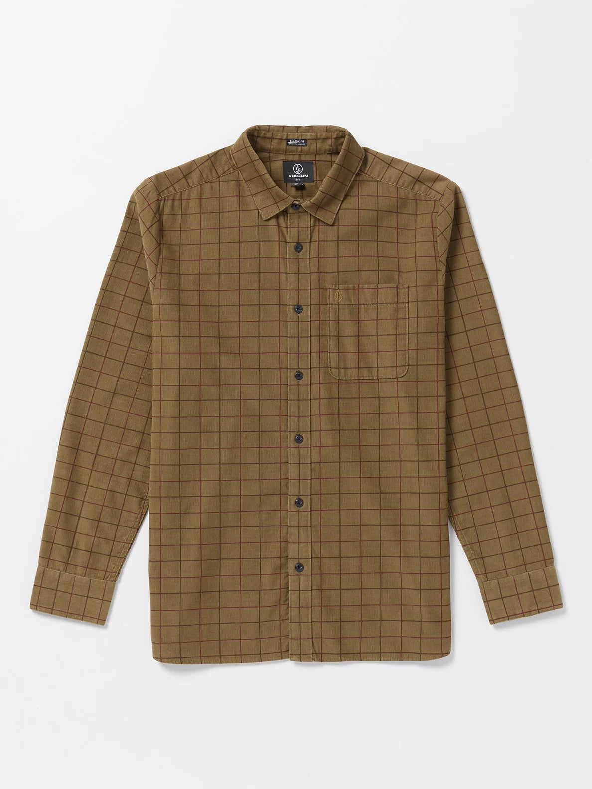 Volcom Zander Hemd – Dunkelkhaki