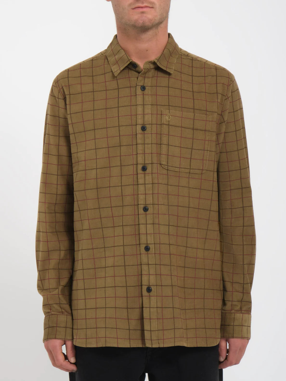 Volcom Zander Hemd – Dunkelkhaki