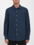 Camisa Manga Larga Volcom Veeco Oxford - Navy
