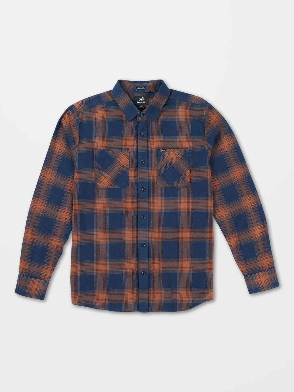 Volcom Netastone Flanellhemd – Marineblau
