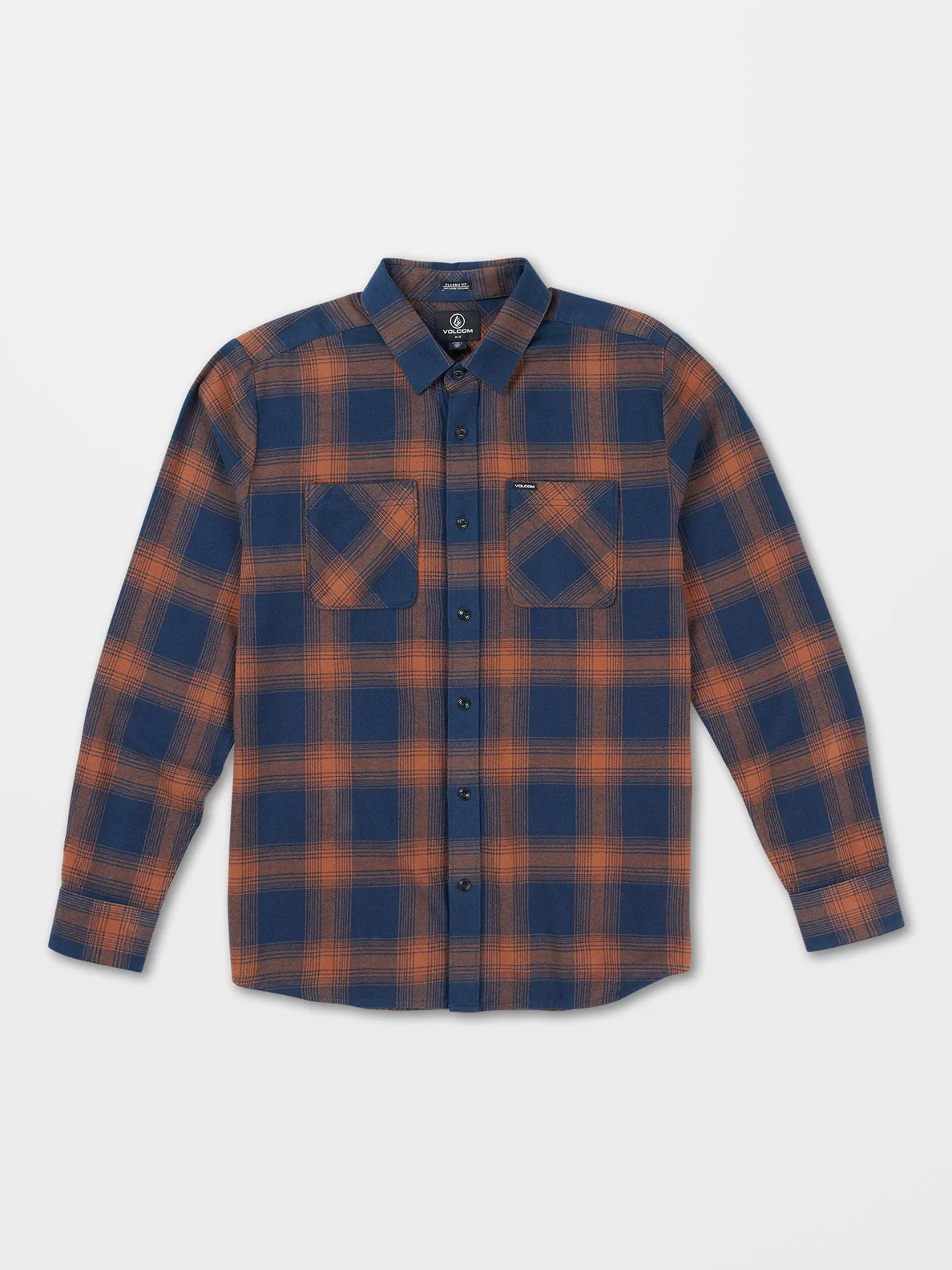 Volcom Netastone Flanellhemd – Marineblau