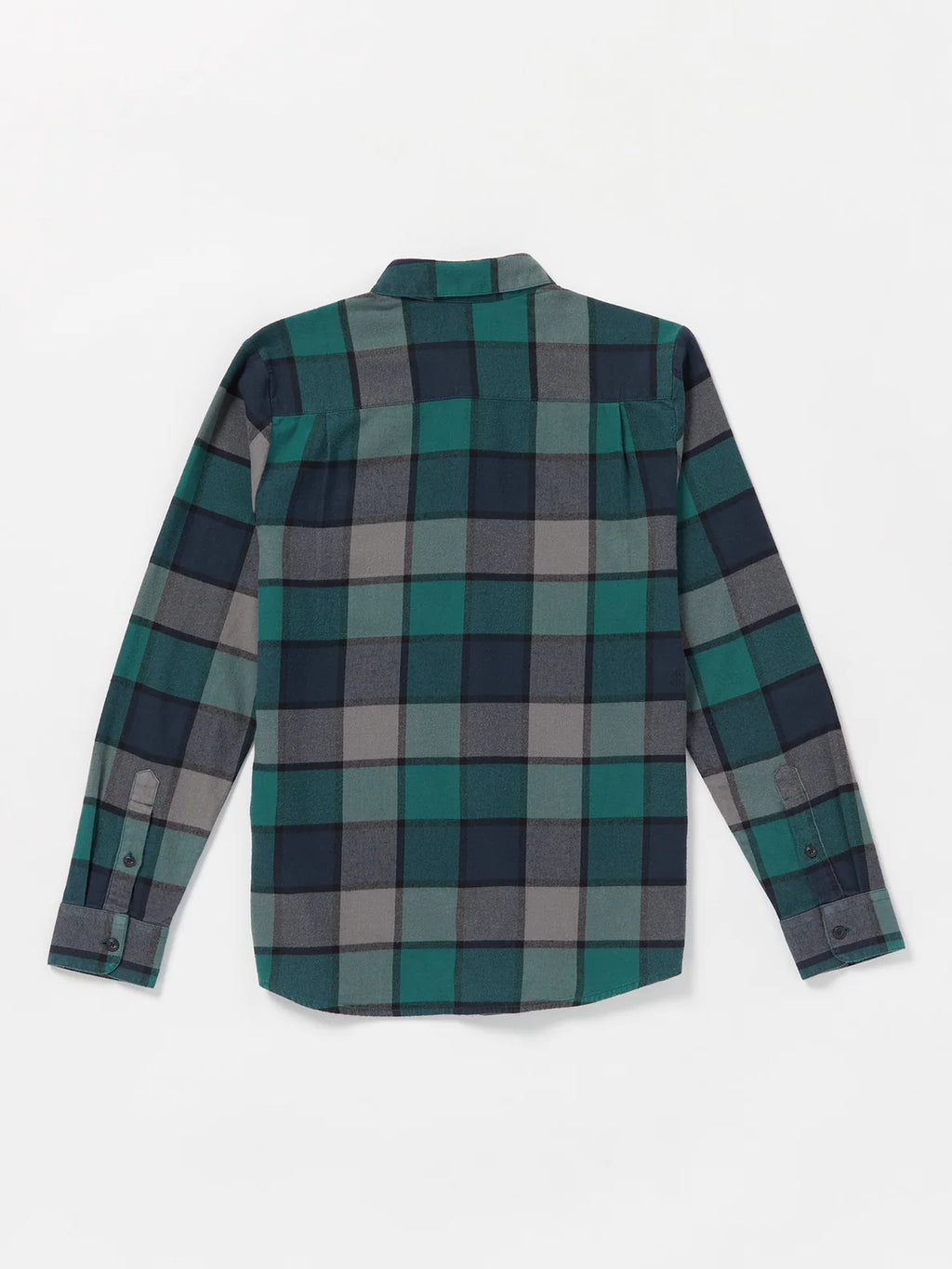 Volcom Caden Plaid Long Sleeve Shirt - Navy