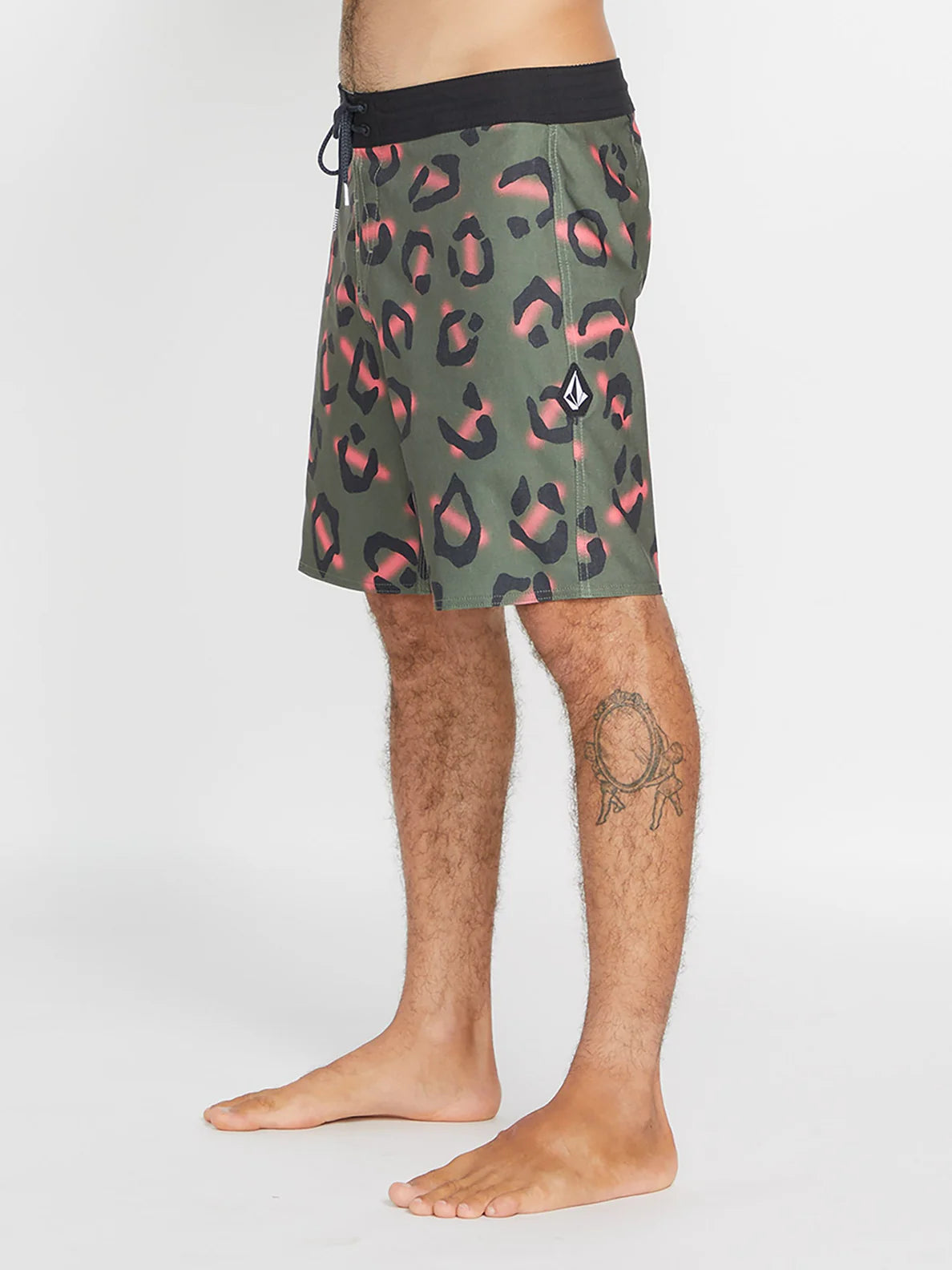 Volcom Stone Party Animals Stoney 19" Badeanzug - Militär