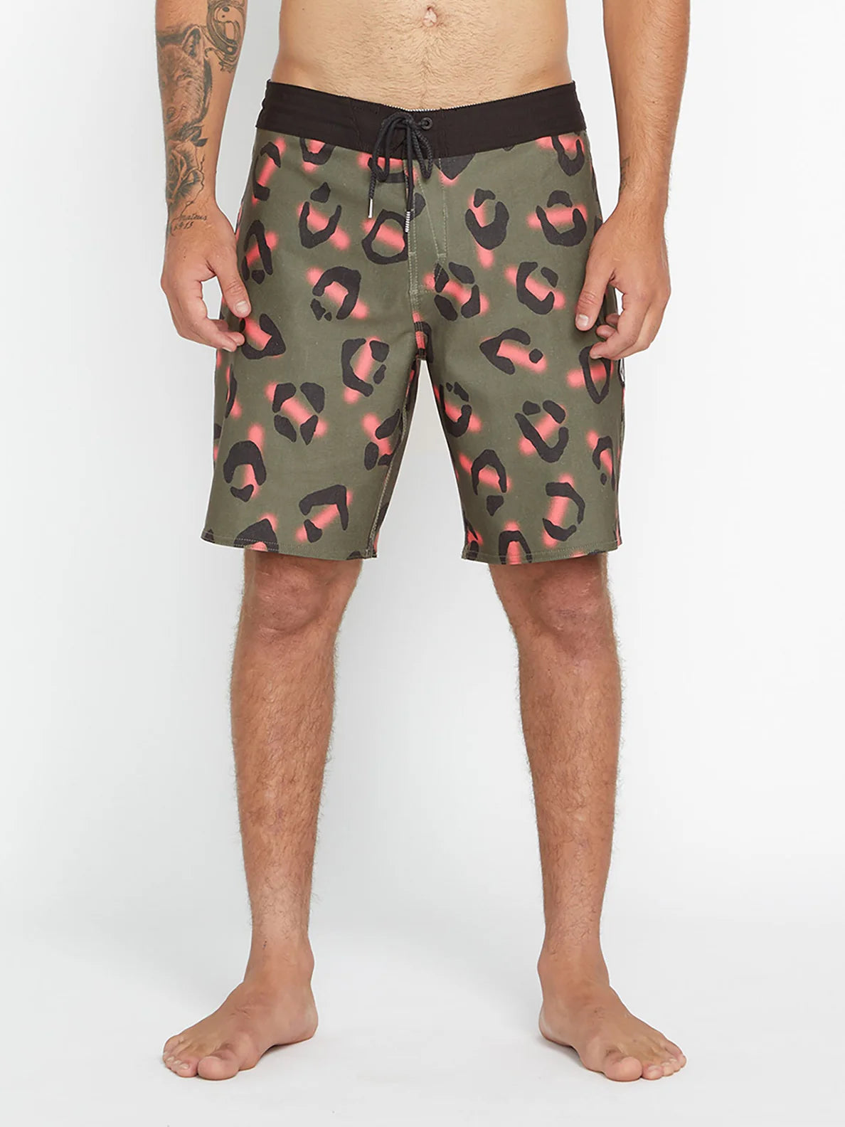 Volcom Stone Party Animals Stoney 19" Badeanzug - Militär