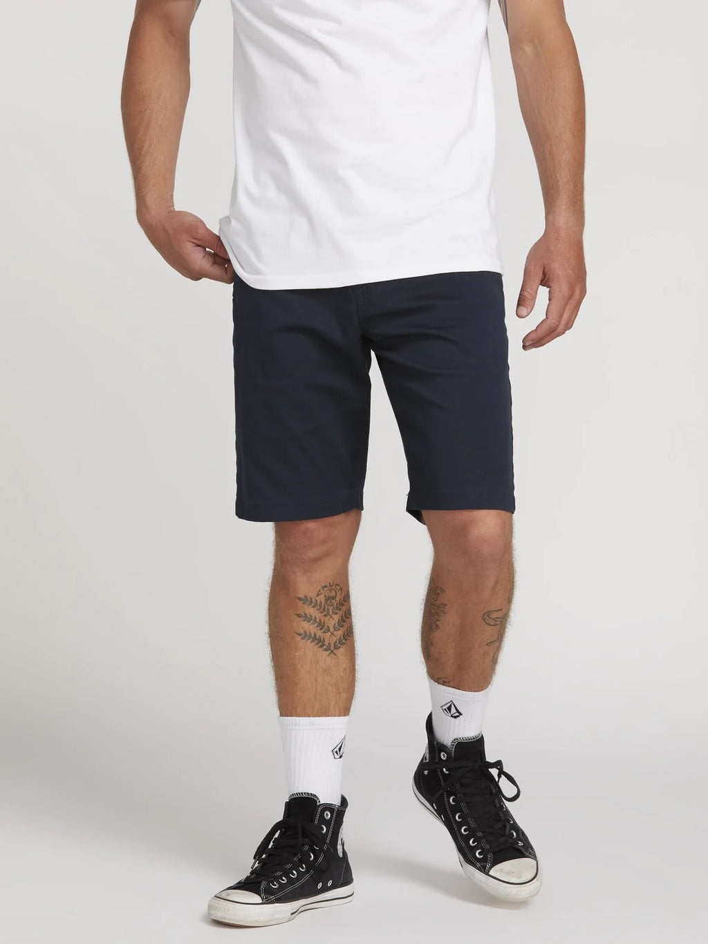 Pantaloncini elasticizzati moderni Volcom Frickin blu scuro