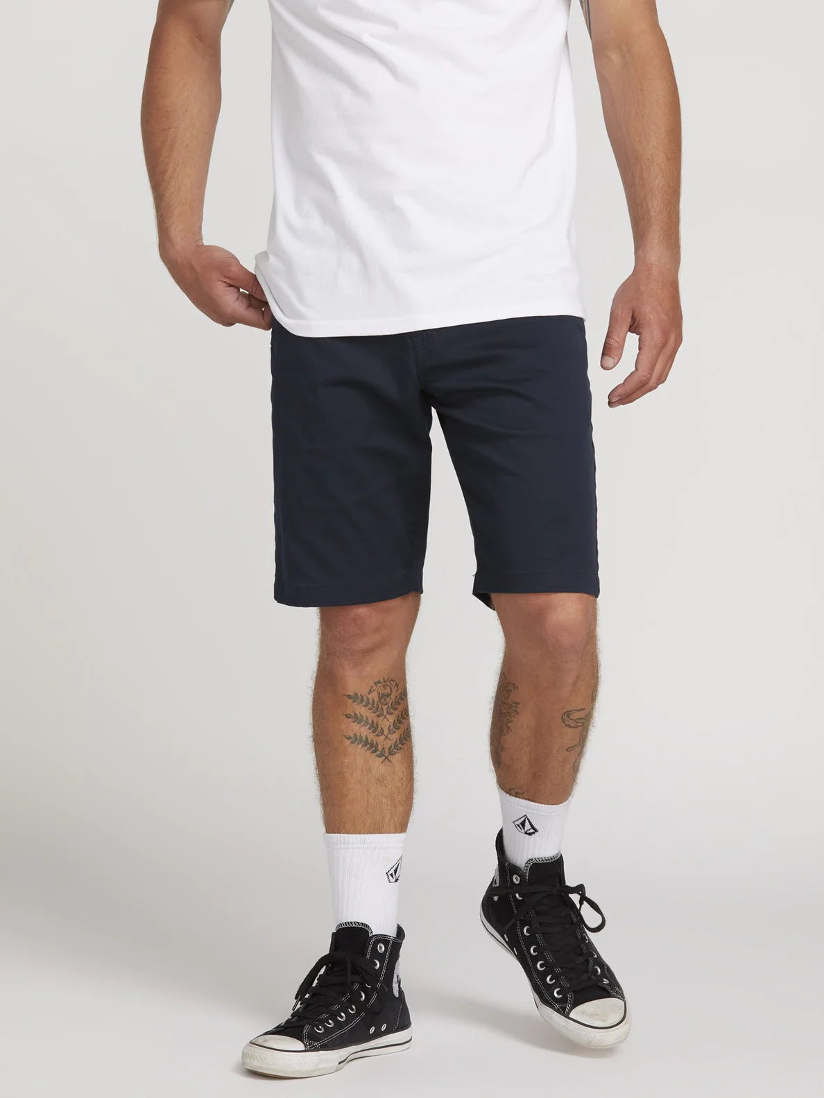 Pantaloncini elasticizzati moderni Volcom Frickin blu scuro