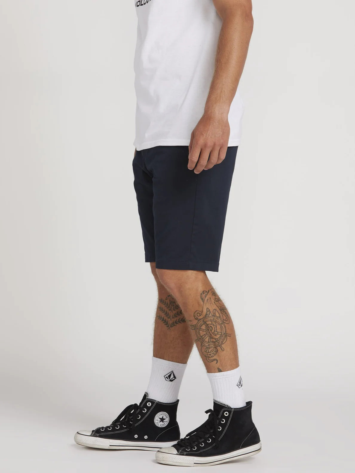 Pantaloncini elasticizzati moderni Volcom Frickin blu scuro