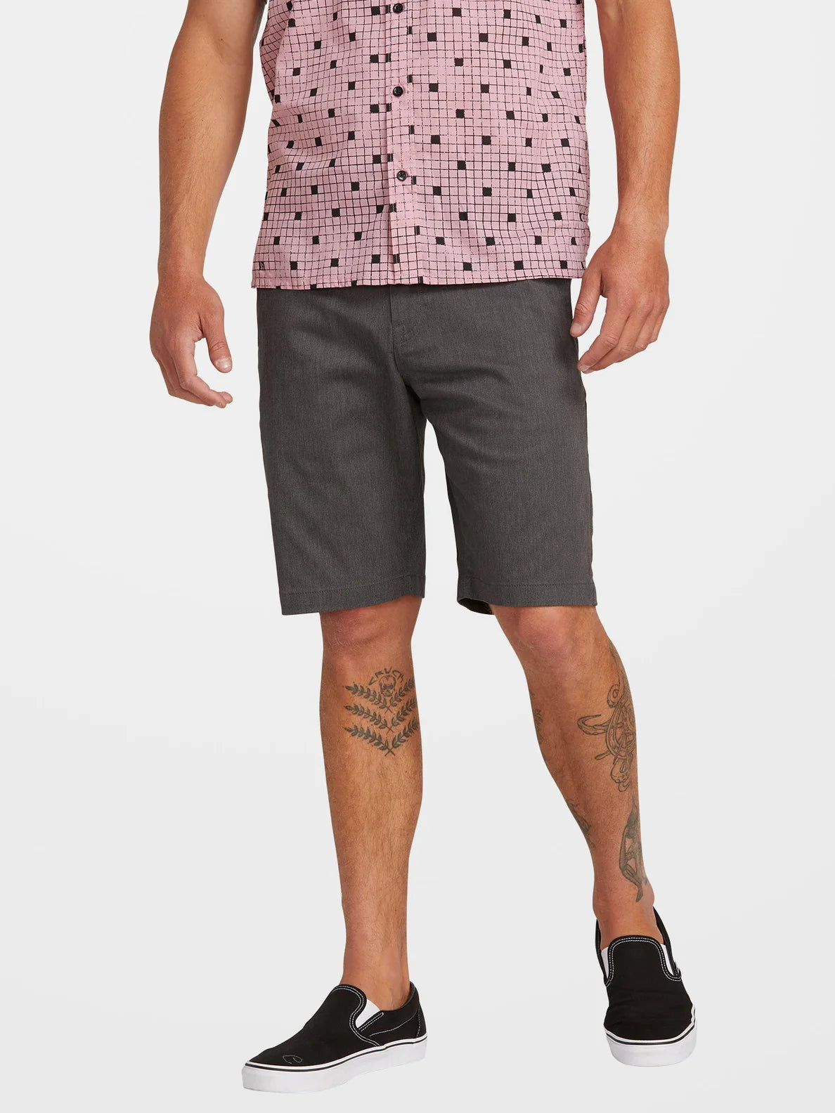 Volcom Frickin Modern Stretch 21" Shorts - Charcoal Heather